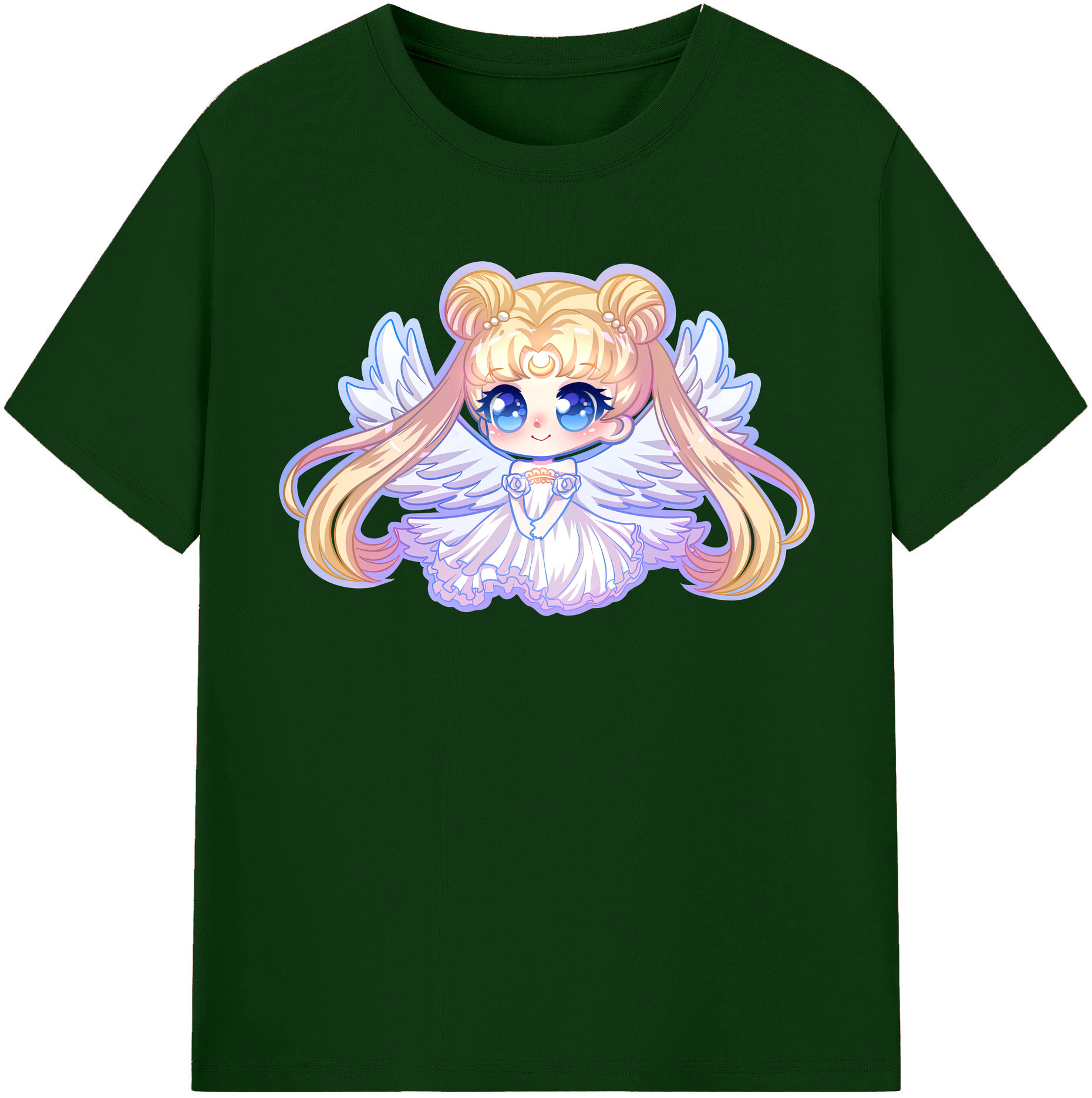 （画像用） 美少女戦士セーラームーン 愛野 美奈子 あいの みなこ Sailor Moon Aino Minako 綿100％半袖Tシャツ（フロントプリント）